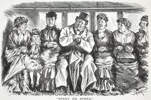 Sorry he spoke by John Leech